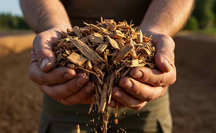 Biodegradable drinking straws with green leaves